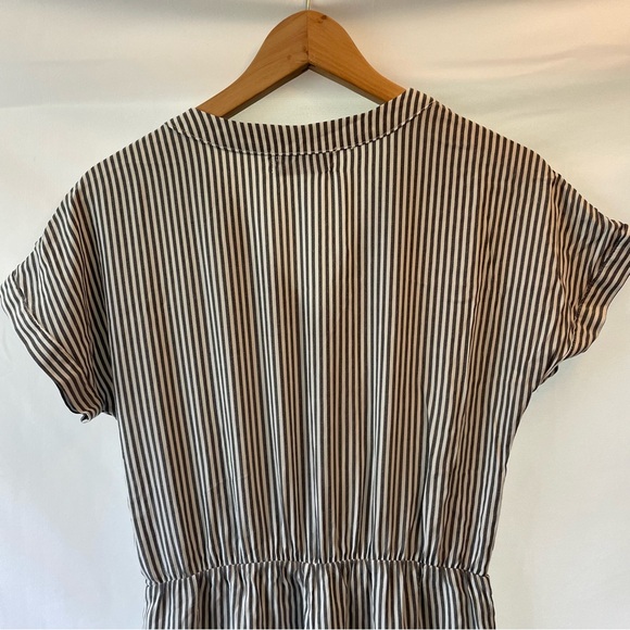 Carly Jean Los Angeles CJLA Grey Striped Brighton Jumpsuit Small - Picture 8 of 15